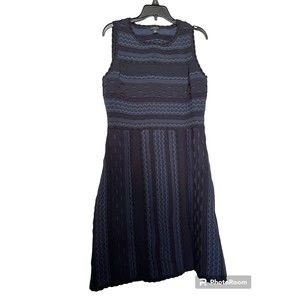 Ann‎ Taylor stretchy dress size M blue